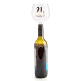Load image into Gallery viewer, 21 And Having Fun Rose Gold Tipple Topper - The Base Warehouse
