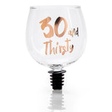 Load image into Gallery viewer, 30 And Thirsty Rose Gold Tipple Topper - The Base Warehouse
