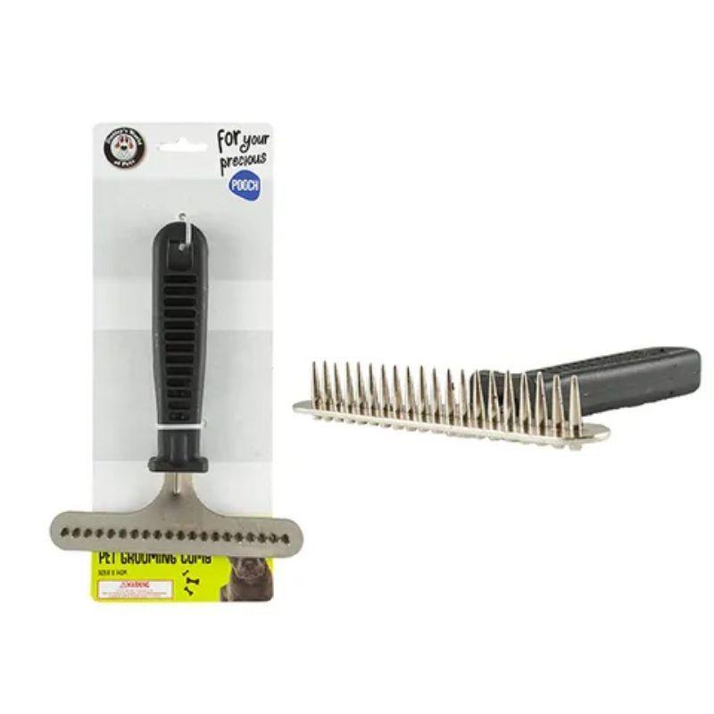 Metal Grooming Comb - 11cm - The Base Warehouse