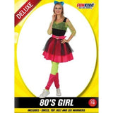Load image into Gallery viewer, Womens Deluxe 80s Girl Costume - The Base Warehouse

