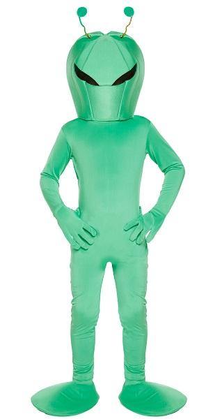 Boys Alien Full Body Suit Costume