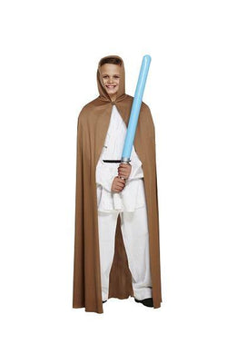 Boys Star Wars Brown Hooded Cape Costume - The Base Warehouse