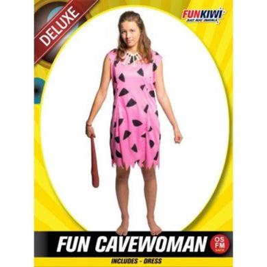 Womens Deluxe Fun Cavewoman Costume - The Base Warehouse