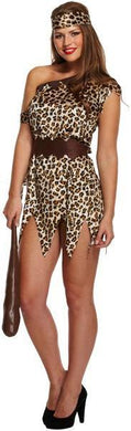 Womens Old School Cave Woman Costume - The Base Warehouse