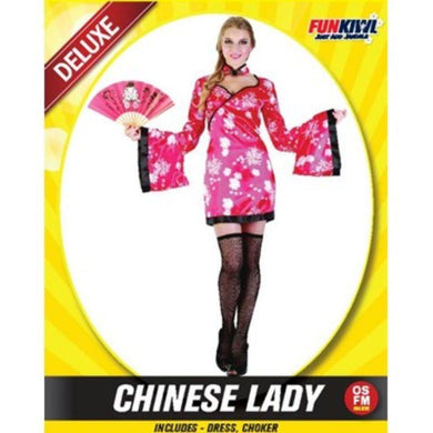 Womens Deluxe Chinese Lady Costume - The Base Warehouse