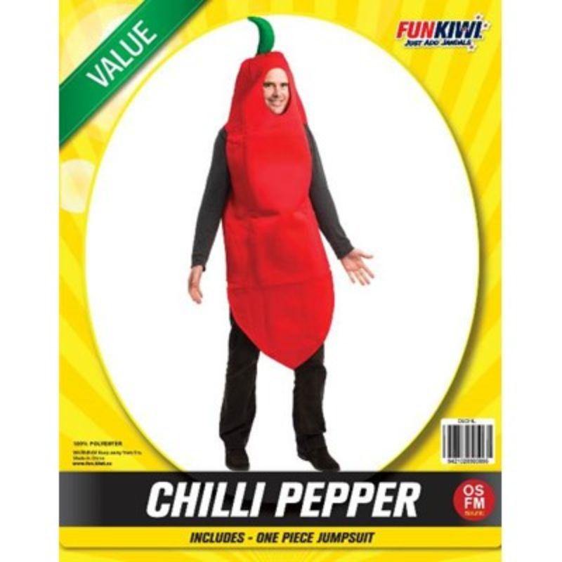 Adults Value Chilli Pepper Costume - The Base Warehouse