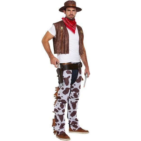 Mens Deluxe Cowboy Costume - XL - The Base Warehouse
