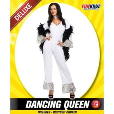 Womens Deluxe Dancing Queen Costume - The Base Warehouse