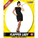 Load image into Gallery viewer, Womens Black Flapper Lady Costume - The Base Warehouse
