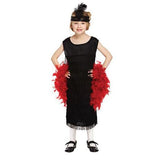 Load image into Gallery viewer, Girls Black Roaring Flapper Costume - Tall - The Base Warehouse
