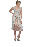 Load image into Gallery viewer, Womens Great Gold Flapper Dress - The Base Warehouse
