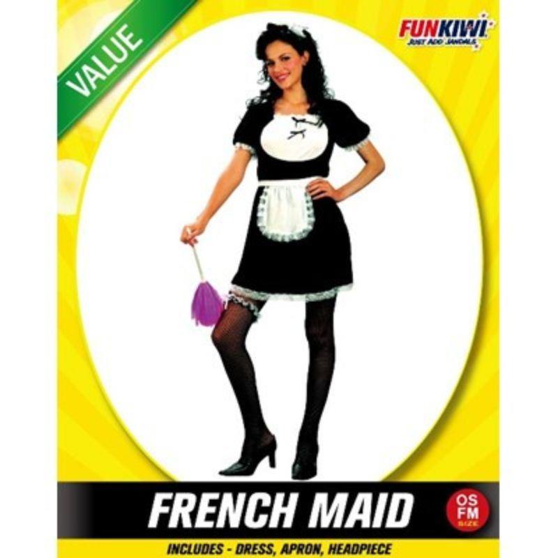 Womens Value French Maid Costume