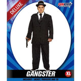 Load image into Gallery viewer, Mens Deluxe Black Gangster Costume - XL - The Base Warehouse
