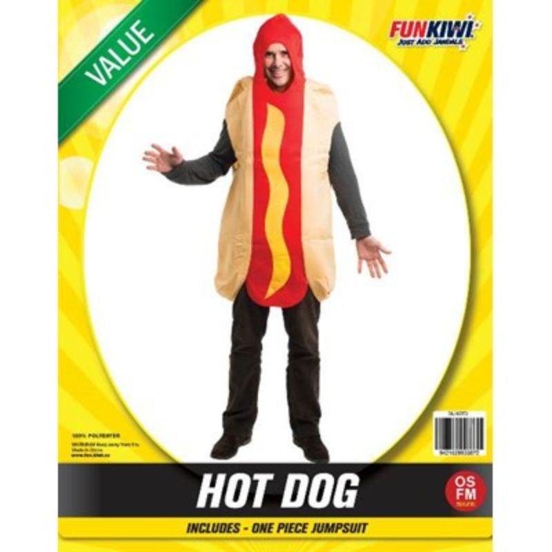 Adults Value Hot Dog Costume - The Base Warehouse
