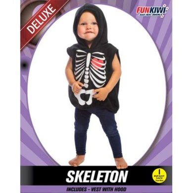 Infant Deluxe Skeleton Costume - The Base Warehouse