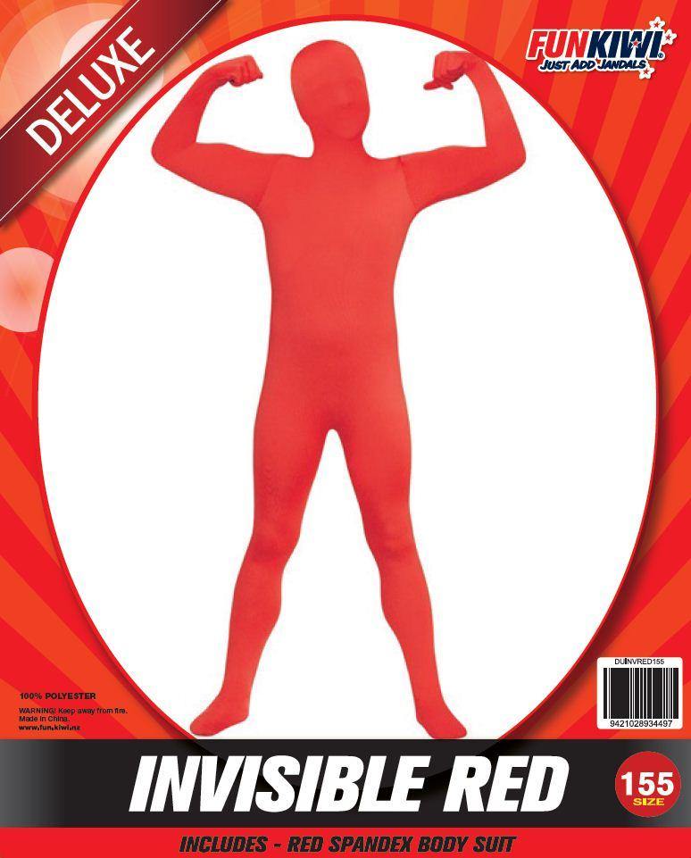 Kids Red Spandex Bodysuit - 155cm