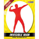 Load image into Gallery viewer, Mens Deluxe Red Invisible Man Costume - The Base Warehouse
