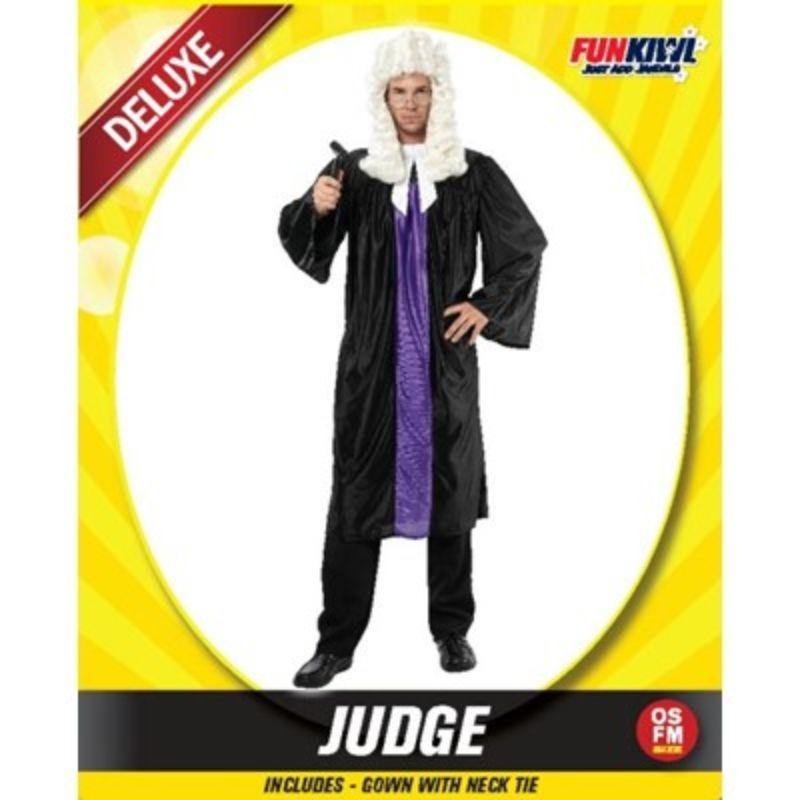 Mens Deluxe Judge Costume