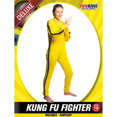 Womens Deluxe Kung Fu Fighter Costume - The Base Warehouse
