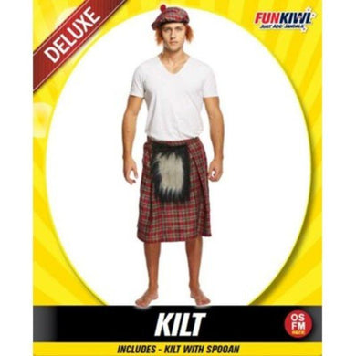 Mens Deluxe Klit with Sporran Costume - The Base Warehouse