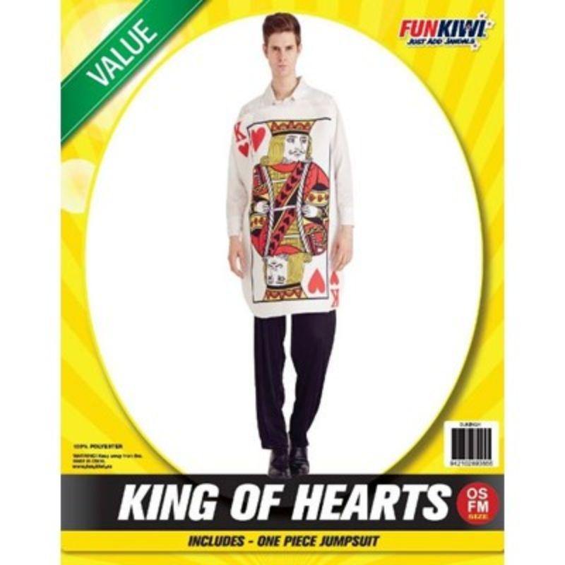 Mens Value King of Hearts Costume