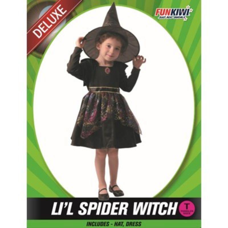 Toddlers Deluxe Spider Witch Costume