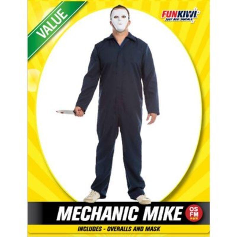 Mens Value Mechanic Mike Costume - The Base Warehouse