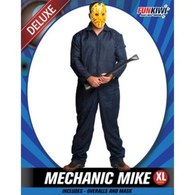 Mens Deluxe Mechanic Mike Costume - XL - The Base Warehouse
