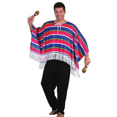 Mens Mexican Poncho - The Base Warehouse