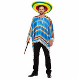 Load image into Gallery viewer, Mens Blue Poncho Costume
