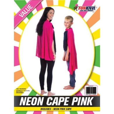 Neon Pink Cape - The Base Warehouse