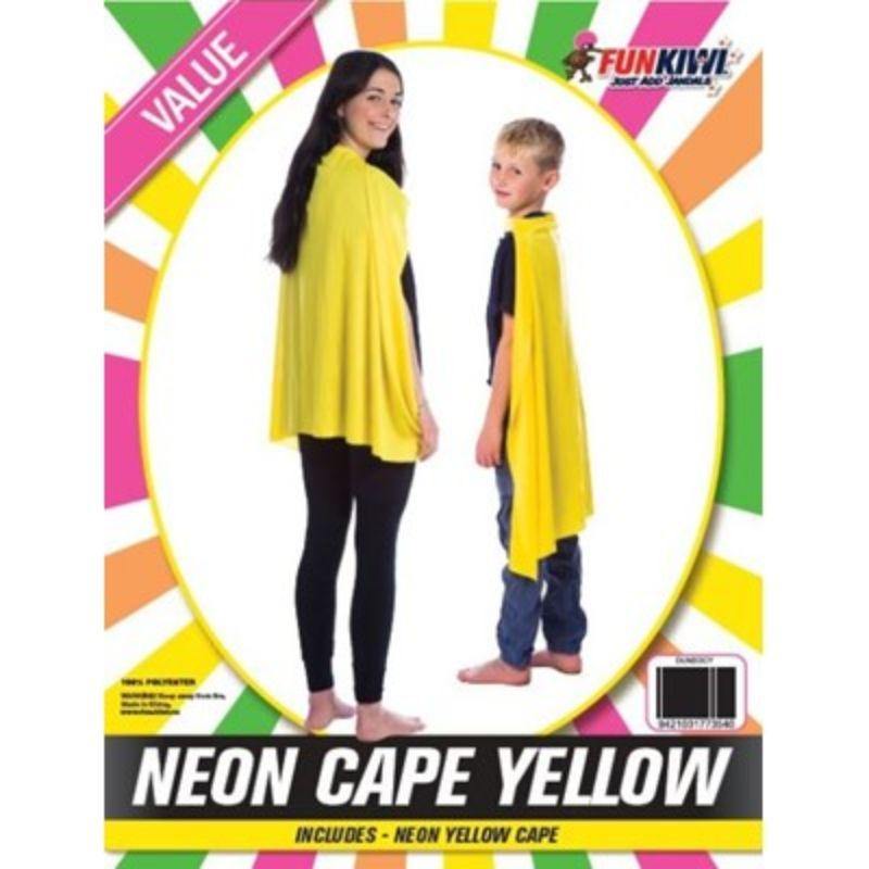 Neon Yellow Cape - The Base Warehouse