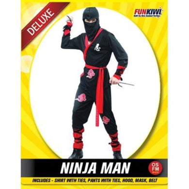 Mens Deluxe Ninja Costume - The Base Warehouse