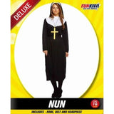 Load image into Gallery viewer, Womens Deluxe Nun Costume
