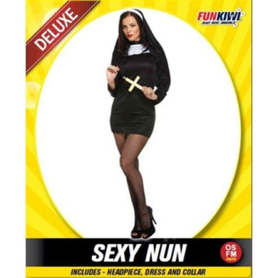 Womens Deluxe Sexy Nun Costume - The Base Warehouse