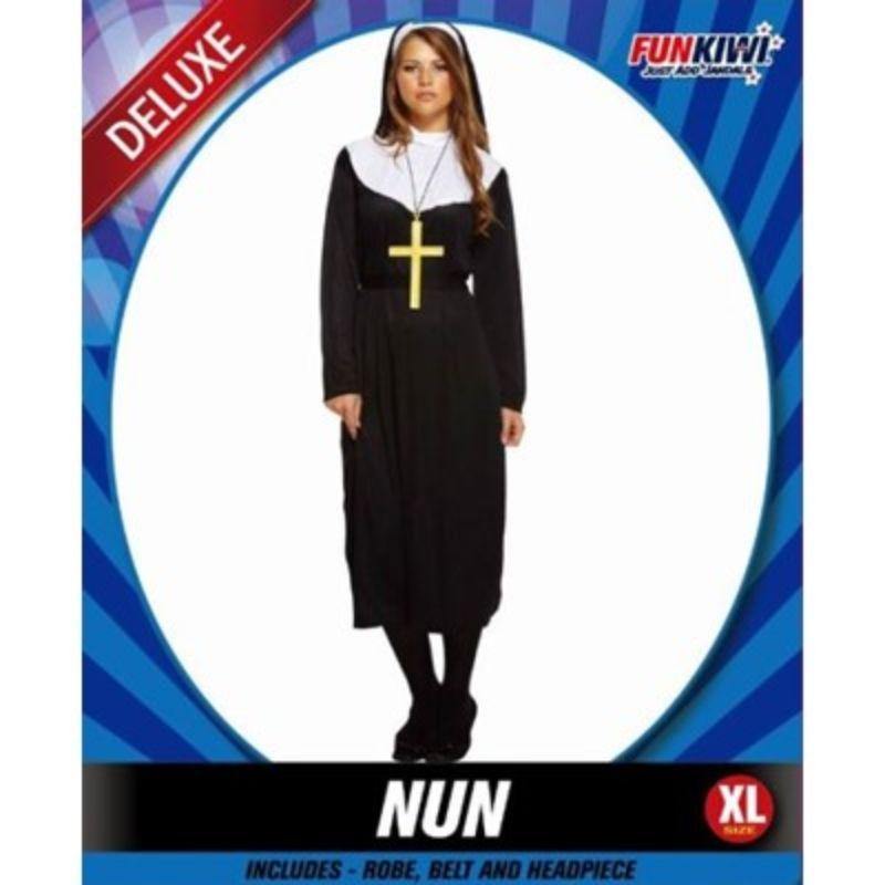 Womens Deluxe Female Nun Costume - XL