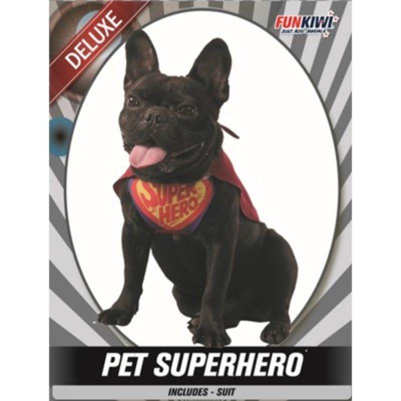 Pet Deluxe Superhero Costume - The Base Warehouse
