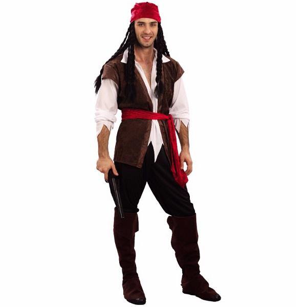 Mens Deluxe Pirate Jack Costume - The Base Warehouse