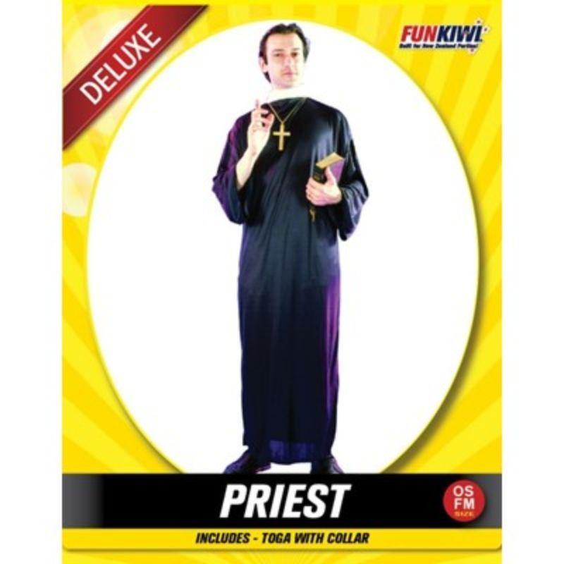 Mens Deluxe Priest Costume