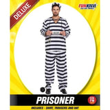 Load image into Gallery viewer, Mens Deluxe Long Sleeve Prisoner Costume
