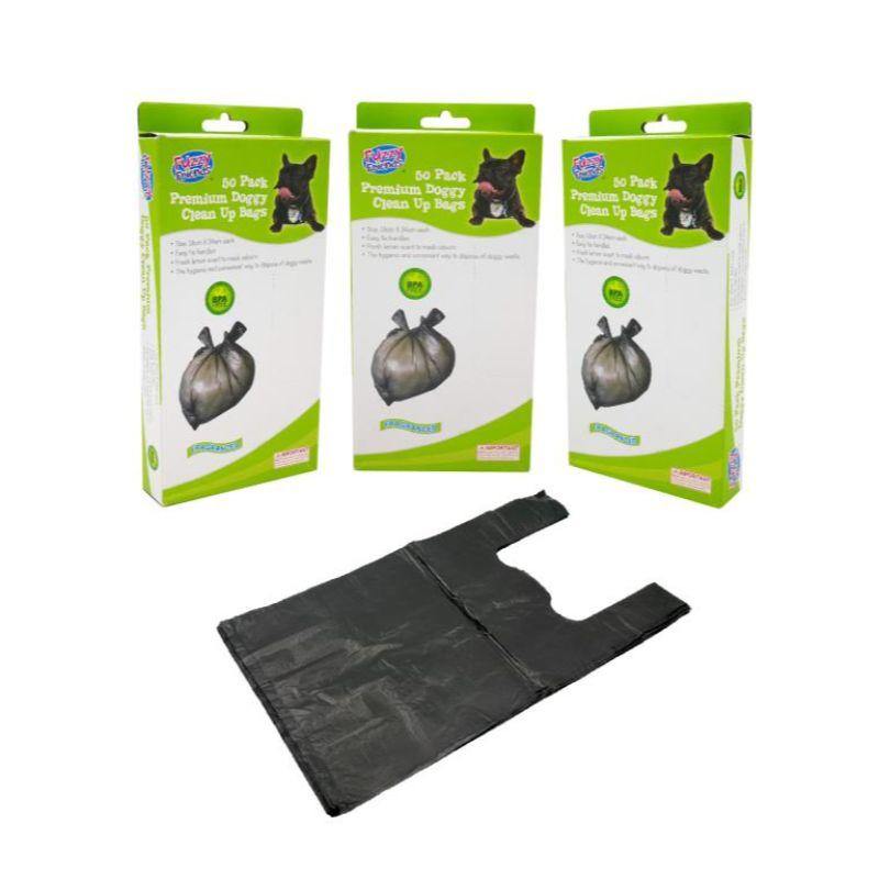 50 Pack Doggy Poo Clean Up Bags - The Base Warehouse
