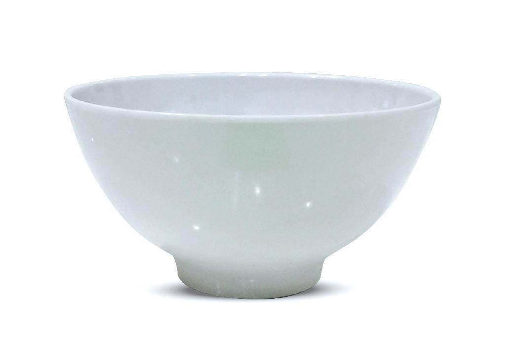 White Melamine Rice Bowl -14.5cm x 8cm - The Base Warehouse