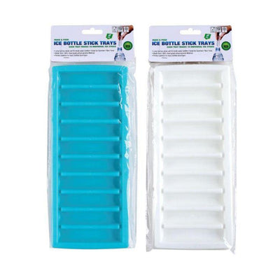 2 Pack Water Bottle Ice Stick Trays - 27cm x 11.5cm x 1.5cm - The Base Warehouse