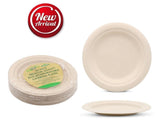 Load image into Gallery viewer, 30 Pack Eco Biodegradable Catering Plates - Small - The Base Warehouse
