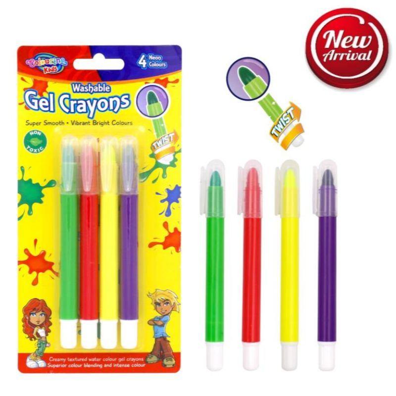 4 Pack Gel Crayons - The Base Warehouse