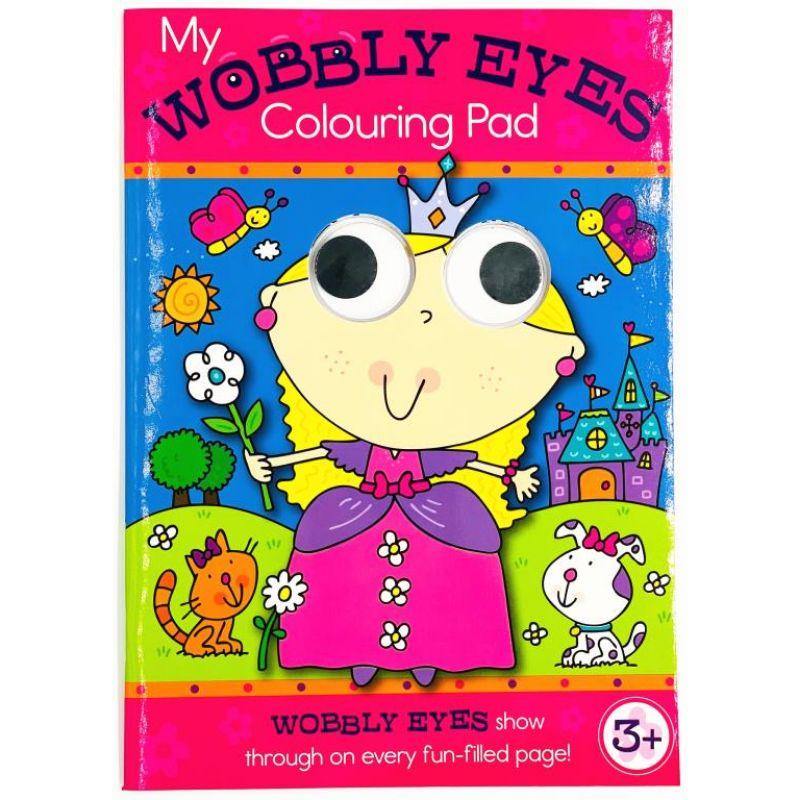 Wobbly Eyes Series Colouring Books - Girl Orientated - The Base Warehouse