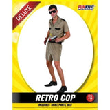 Load image into Gallery viewer, Mens Deluxe Retro Cop Costume - The Base Warehouse
