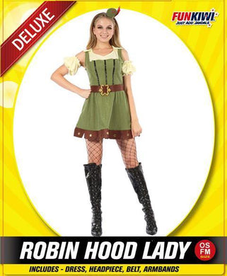 Womens Robin Hood Costume - The Base Warehouse