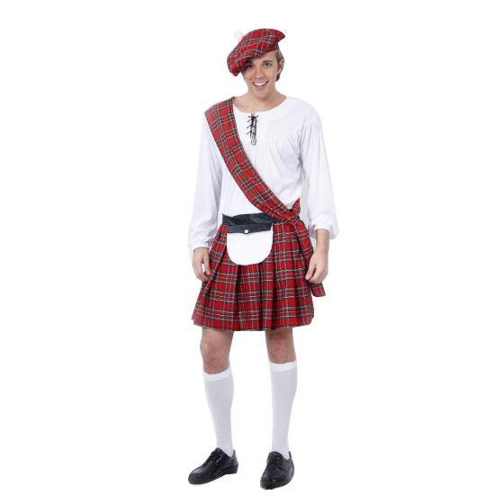 Mens Deluxe Scotsman Costume - The Base Warehouse