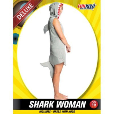 Womens Deluxe Shark Costume - The Base Warehouse